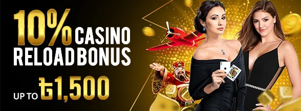 10% casino reload bonus